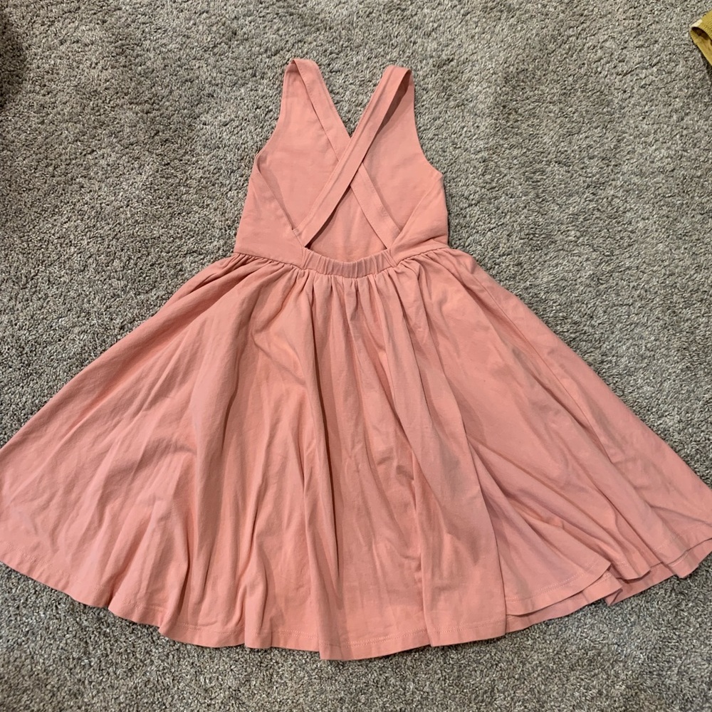 Alice and Ames pinafore dress. Size 5. Cross-cross back. Runs true to size.